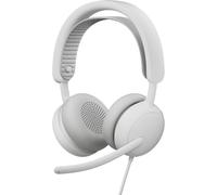 Logitech Zone Wireless 2 Es For - Casque Sans Fil Anti-Bruit Avec Anc Hybride Adaptative,Bluetooth,Usb-C Et Usb-A,Certifié Microsoft Teams - Blanc Cassé