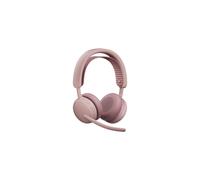 Logitech Zone Wireless 2 ES Pour les entreprises - casque sans fil double avec réduction de bruit active hybride adaptative | Certifié pour Microsoft Teams | Rose