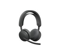 Logitech Zone Wireless 2 ES UC + dongle Casque professionnel avec Bluetooth 5.3, ANC hybride adaptatif, micros antibruit optimisés par l'IA et