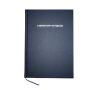 Logix Books BPL/GLP Cahier de Laboratoire/Laboratory Notebook, A4, Ligné pages numérotées, 192 pages, Bleu (LOGIX-A4R-192-R)