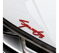 Logo 3D pour Peugeot 301 408 3008 4008 508 5008 RCZ Rifter Traveller Partner Emblème Capot Avant et Coffre Arrière, Insigne de Remplacement Auto Tuning, 1 Pièce,Red-3