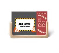 Logo 404 Error Page Not Found Calendrier de bureau 2022 12 mois