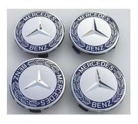 Logo 75MM Blue origine Centre De Roue Jante Cache Moyeu Emblème Pour Mercedes Benz