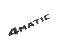 Logo ABS 3D 4MATIC Emblème Badge de Coffre de Voiture Compatible avec Mercedes AMG ECS GLC GLA GLS CLA W204 W205 W212 X156 4 Matic Autocollant Accessoires (Color : Glossy Black 17-23)