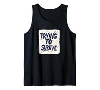 Logo Amazing Trying to Survive pour garçons et Filles Débardeur