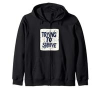 Logo Amazing Trying to Survive pour garçons et Filles Sweat à Capuche