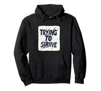 Logo Amazing Trying to Survive pour garçons et Filles Sweat à Capuche