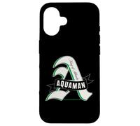 Logo Aquaman King of Atlantis Bannière Graphique Aquaman Coque pour iPhone 16