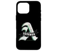 Logo Aquaman King of Atlantis Bannière Graphique Aquaman Coque pour iPhone 16 Pro Max