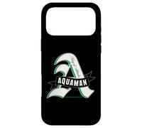 Logo Aquaman King of Atlantis Bannière Graphique Aquaman Coque pour iPhone 17 Pro Max