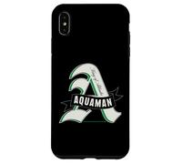 Logo Aquaman King of Atlantis Bannière Graphique Aquaman Coque pour iPhone XS Max