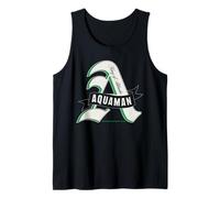 Logo Aquaman King of Atlantis Bannière Graphique Aquaman Débardeur