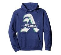 Logo Aquaman King of Atlantis Bannière Graphique Aquaman Sweat à Capuche