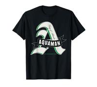 Logo Aquaman King of Atlantis Bannière Graphique Aquaman T-Shirt