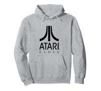 Logo Atari Games imprimé foncé Sweat à Capuche