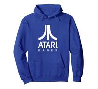 Logo Atari Games Sweat à Capuche, Unisexe pour Adultes, Bleu Royal, XXL