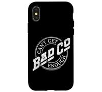 Logo Bad Company Can't Get Enough Circle Coque pour iPhone X/XS