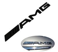 Logo badge embleme de coffre AMG Noir MERCEDES-BENZ