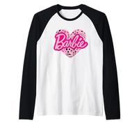 Logo Barbie en Forme de cœur Manche Raglan
