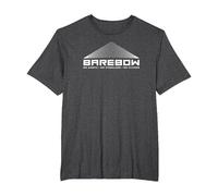 Logo Barebow Archery : Pas de visée, Pas de stabilisateur, Pas de clicker T-Shirt, Homme Grandes Tailles, Chiné Foncé, 2X Tall