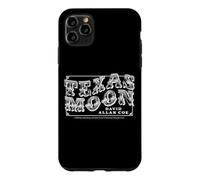 Logo Blanc de Sun Records x David Allan Coe Texas Moon Coque pour iPhone 11 Pro Max