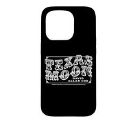 Logo Blanc de Sun Records x David Allan Coe Texas Moon Coque pour iPhone 15 Pro