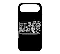 Logo Blanc de Sun Records x David Allan Coe Texas Moon Coque pour iPhone Air