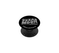 Logo Blanc de Sun Records x David Allan Coe Texas Moon PopSockets PopGrip Adhésif