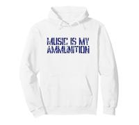 Logo Bleu Playing for Change Music is My Ammunition Sweat à Capuche