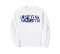 Logo Bleu Playing for Change Music is My Ammunition Sweatshirt