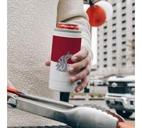 Logo Brands NCAA Washington State Cougars Gobelet isotherme à double paroi en acier inoxydable avec design élégant - Glacière isotherme pour canettes dures, bière - 355 ml