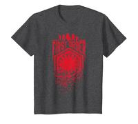 Logo brisé du Premier Ordre de Star Wars Les Derniers Jedi T-Shirt, Enfant, Chiné Foncé, 2 Ans
