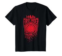 Logo brisé du Premier Ordre de Star Wars Les Derniers Jedi T-Shirt, Enfant, Noir, 2 Ans