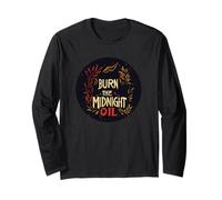 Logo Burn the Midnight Oil Manche Longue