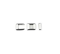 Logo chromé ABS 3D E350 emblème 4matic Lettres Autocollant CDI Insigne de Coffre de Voiture Compatible avec Les Accessoires Mercedes Benz E350 W213 W212 (Color : CDI Chrome)