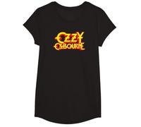 Logo Classique Ozzy Osbourne T-Shirt, Fille, Noir, XS