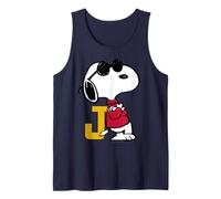 Logo Classique rétro Vintage de Joe Cool Snoopy Baseball Sports Débardeur