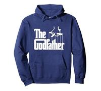 Logo Classique The Godfather Sweat à Capuche, Unisexe pour Adultes, Bleu Marine, L
