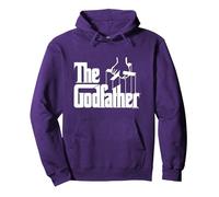 Logo Classique The Godfather Sweat à Capuche, Unisexe pour Adultes, Violet, S