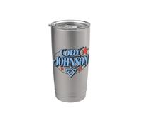 Logo Cody Johnson Star Gobelet isotherme en acier inoxydable double paroi