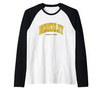 Logo Collegiate PAFI460 de l'Université de Californie à Berkeley Manche Raglan