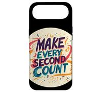 Logo coloré Make Every Second Count Speech Coque pour iPhone Air