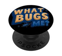 Logo Cool What Bugs Me pour garçons et Filles drôles PopSockets PopGrip Adhésif