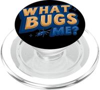 Logo Cool What Bugs Me pour garçons et Filles drôles PopSockets PopGrip pour MagSafe