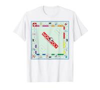 Logo Couleur du Jeu de Plateau Monopoly Vintage Classic T-Shirt, Homme, Blanc, M