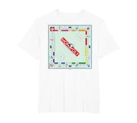 Logo Couleur du Jeu de Plateau Monopoly Vintage Classic T-Shirt, Homme Grandes Tailles, Blanc, 3X Tall