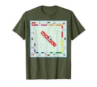 Logo Couleur du Jeu de Plateau Monopoly Vintage Classic T-Shirt, Homme, Olive, M