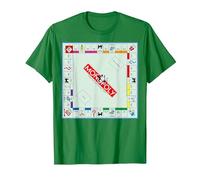 Logo Couleur du Jeu de Plateau Monopoly Vintage Classic T-Shirt, Homme, Vert Kelly, M