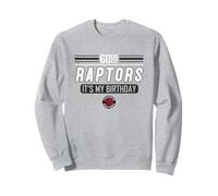Logo d'anniversaire NBA Birthday Go Toronto Raptors au Look rétro Sweatshirt