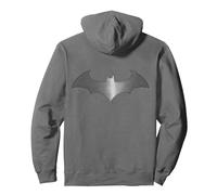 Logo DC Batman Moderne Sweat à Capuche, Unisexe pour Adultes, Asphalte, L